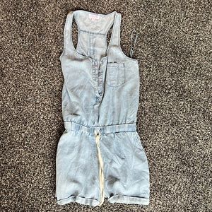 Denim romper sold